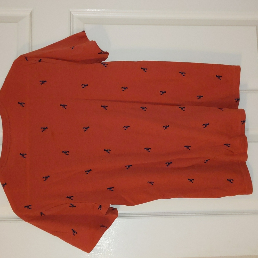 $5 Sale!! Cotton T-shirt with Blue Lobsters - Picture 3 of 3